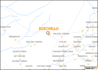 map of ‘Avaẕ Ḩājjī