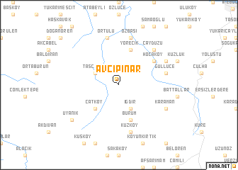 map of Avcıpınar