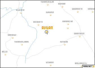 map of Avdan