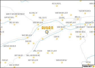 map of Avdan