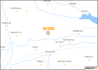 map of Avdan