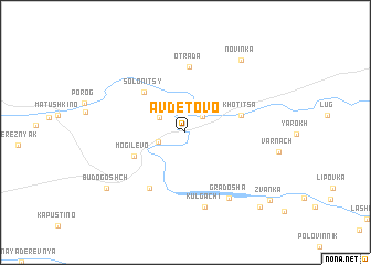 map of Avdetovo
