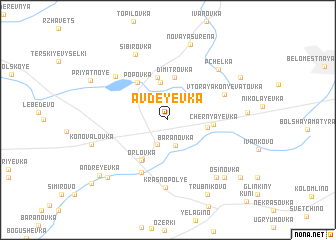 map of Avdeyevka