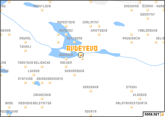 map of Avdeyevo
