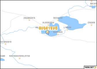 map of Avdeyevo