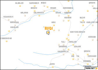 map of Āvdī