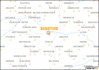 map of Avdot\