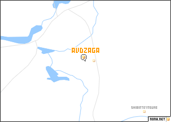 map of Avdzaga