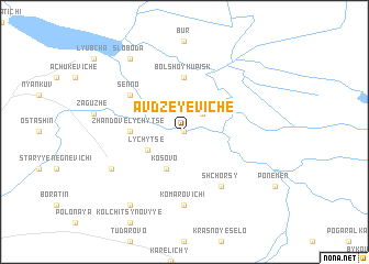 map of Avdzeyeviche