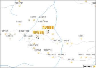 map of Avébé