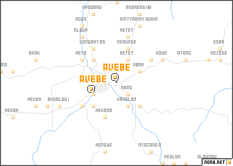 map of Avébé