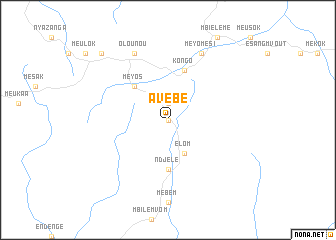 map of Avébé