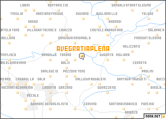 map of Ave Gratia Plena