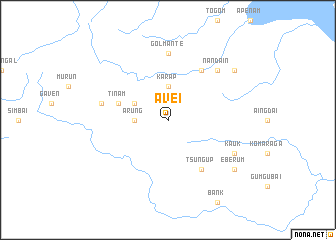 map of Avei