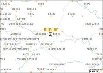 map of Avejan