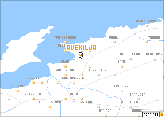 map of Avekilja