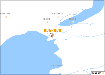 map of Avekova