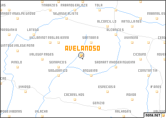 map of Avelanoso