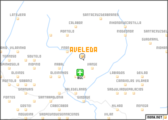 map of Aveleda