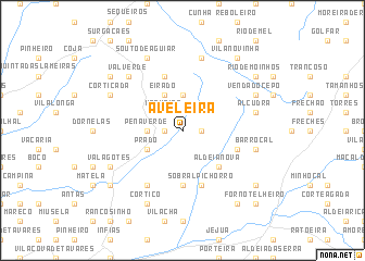 map of Aveleira