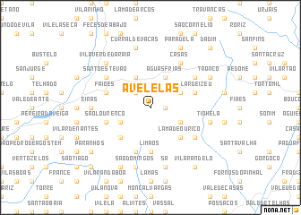 map of Avelelas