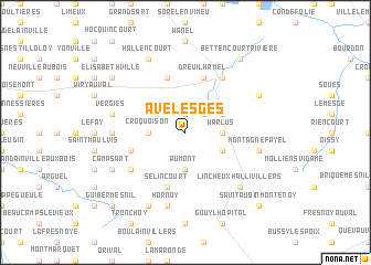 map of Avelesges