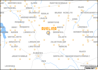 map of Avelina