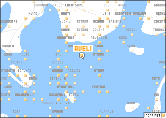 map of Aveli