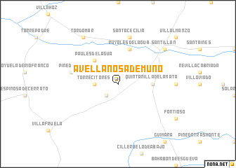 map of Avellanosa de Muñó