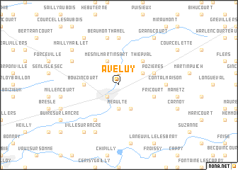 map of Aveluy