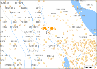 map of Avemafe