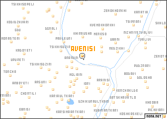 map of Avenisi