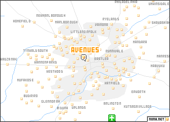 map of Avenues