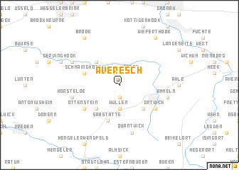 map of Averesch