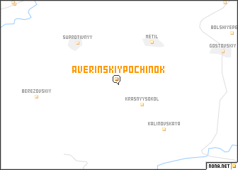 map of Averinskiy Pochinok