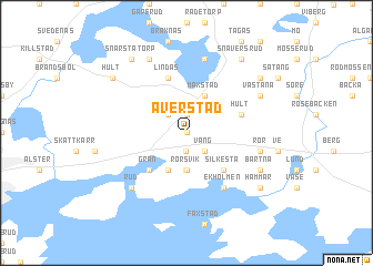 map of Averstad