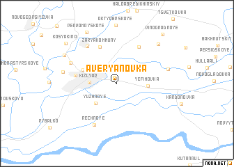 map of Aver\