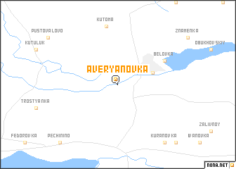 map of Aver\