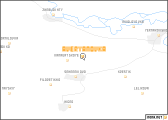 map of Aver\