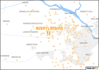 map of Avery Landing