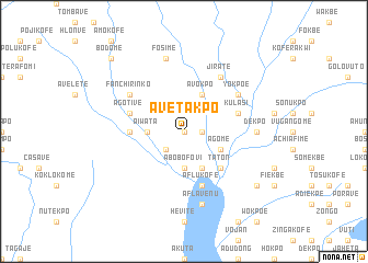 map of Avetakpo