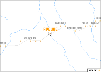 map of Aveubé