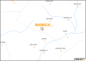 map of Avgancık