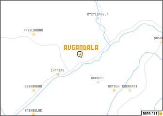 map of Avgandala