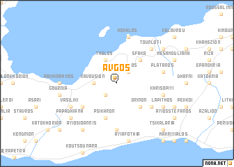 map of Ávgos