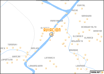 map of Aviación