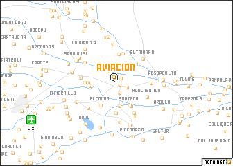 map of Aviación