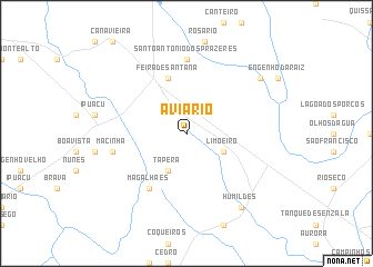 map of Aviário