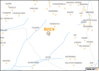 map of Āvīch