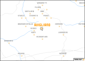 map of Avigliano